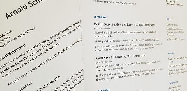 przykładowe cv